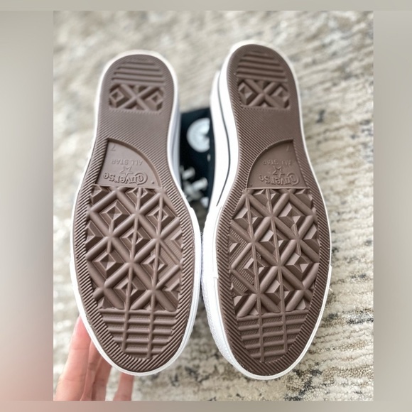 New Converse Chuck Taylor All Star Lift High Tops Black Platform size 7 - Picture 10 of 11